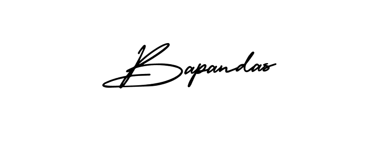 Bapandas stylish signature style. Best Handwritten Sign (AmerikaSignatureDemo-Regular) for my name. Handwritten Signature Collection Ideas for my name Bapandas. Bapandas signature style 3 images and pictures png