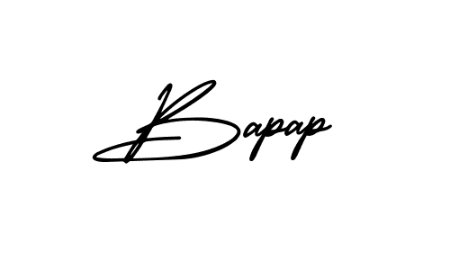 Also You can easily find your signature by using the search form. We will create Bapap name handwritten signature images for you free of cost using AmerikaSignatureDemo-Regular sign style. Bapap signature style 3 images and pictures png
