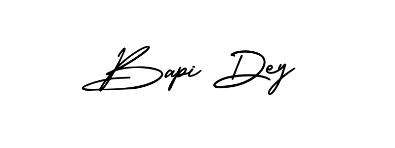 How to make Bapi Dey signature? AmerikaSignatureDemo-Regular is a professional autograph style. Create handwritten signature for Bapi Dey name. Bapi Dey signature style 3 images and pictures png