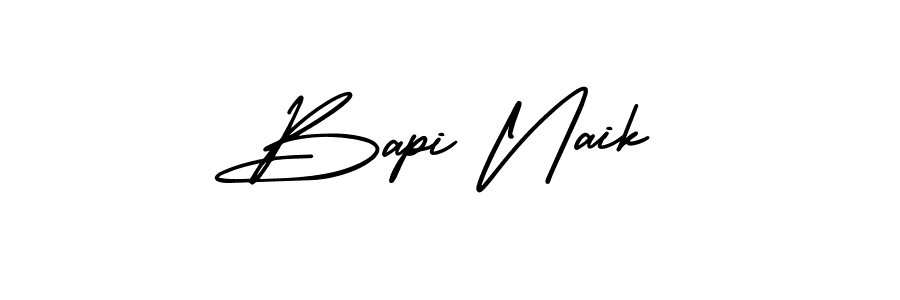 You should practise on your own different ways (AmerikaSignatureDemo-Regular) to write your name (Bapi Naik) in signature. don't let someone else do it for you. Bapi Naik signature style 3 images and pictures png