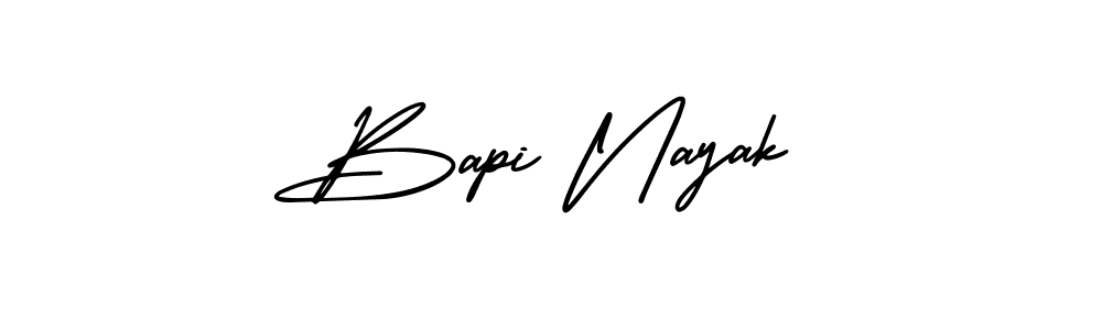 Create a beautiful signature design for name Bapi Nayak. With this signature (AmerikaSignatureDemo-Regular) fonts, you can make a handwritten signature for free. Bapi Nayak signature style 3 images and pictures png