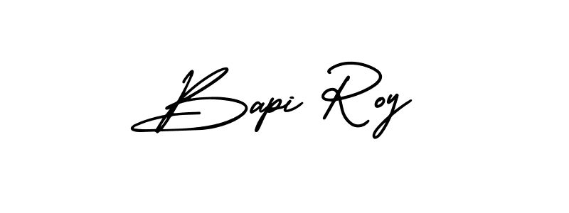 How to make Bapi Roy signature? AmerikaSignatureDemo-Regular is a professional autograph style. Create handwritten signature for Bapi Roy name. Bapi Roy signature style 3 images and pictures png