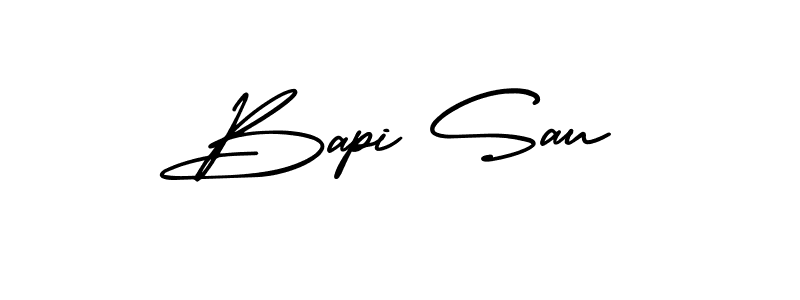 if you are searching for the best signature style for your name Bapi Sau. so please give up your signature search. here we have designed multiple signature styles  using AmerikaSignatureDemo-Regular. Bapi Sau signature style 3 images and pictures png