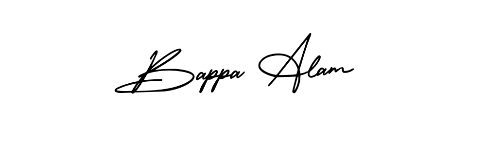 Design your own signature with our free online signature maker. With this signature software, you can create a handwritten (AmerikaSignatureDemo-Regular) signature for name Bappa Alam. Bappa Alam signature style 3 images and pictures png