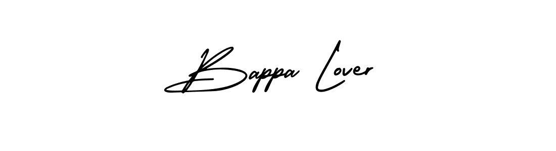 How to make Bappa Lover signature? AmerikaSignatureDemo-Regular is a professional autograph style. Create handwritten signature for Bappa Lover name. Bappa Lover signature style 3 images and pictures png