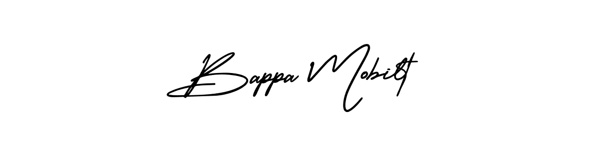 Make a beautiful signature design for name Bappa Mobilt. With this signature (AmerikaSignatureDemo-Regular) style, you can create a handwritten signature for free. Bappa Mobilt signature style 3 images and pictures png