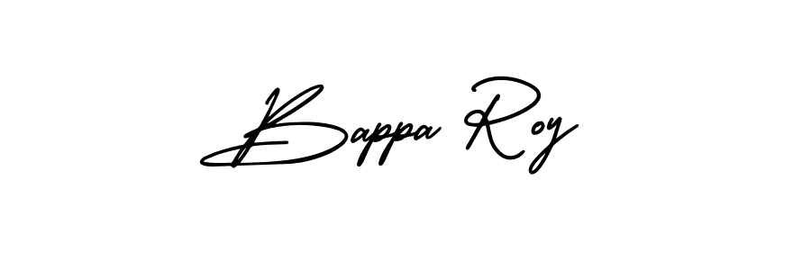 You should practise on your own different ways (AmerikaSignatureDemo-Regular) to write your name (Bappa Roy) in signature. don't let someone else do it for you. Bappa Roy signature style 3 images and pictures png