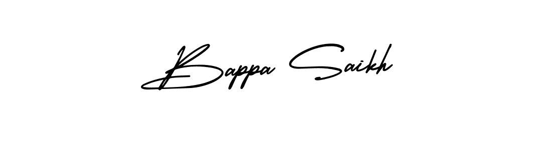 How to make Bappa Saikh signature? AmerikaSignatureDemo-Regular is a professional autograph style. Create handwritten signature for Bappa Saikh name. Bappa Saikh signature style 3 images and pictures png