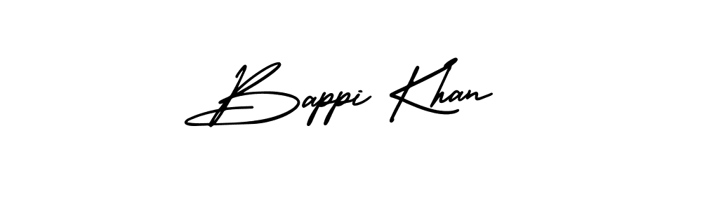 AmerikaSignatureDemo-Regular is a professional signature style that is perfect for those who want to add a touch of class to their signature. It is also a great choice for those who want to make their signature more unique. Get Bappi Khan name to fancy signature for free. Bappi Khan signature style 3 images and pictures png