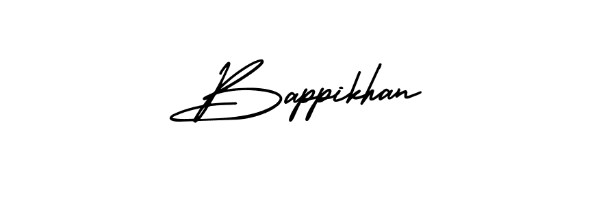 Create a beautiful signature design for name Bappikhan. With this signature (AmerikaSignatureDemo-Regular) fonts, you can make a handwritten signature for free. Bappikhan signature style 3 images and pictures png