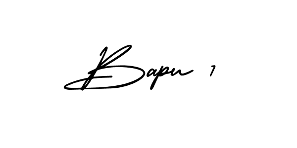 How to make Bapu 7 signature? AmerikaSignatureDemo-Regular is a professional autograph style. Create handwritten signature for Bapu 7 name. Bapu 7 signature style 3 images and pictures png