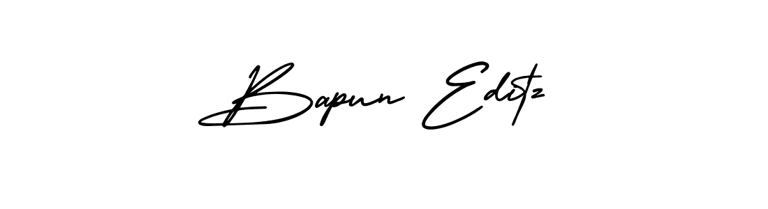 Also You can easily find your signature by using the search form. We will create Bapun Editz name handwritten signature images for you free of cost using AmerikaSignatureDemo-Regular sign style. Bapun Editz signature style 3 images and pictures png