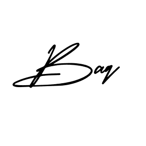 Make a beautiful signature design for name Baq. Use this online signature maker to create a handwritten signature for free. Baq signature style 3 images and pictures png