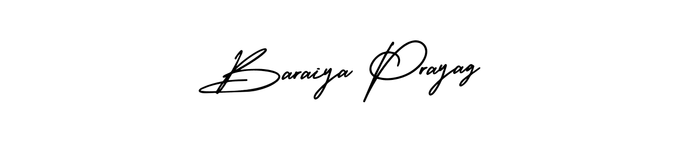 Use a signature maker to create a handwritten signature online. With this signature software, you can design (AmerikaSignatureDemo-Regular) your own signature for name Baraiya Prayag. Baraiya Prayag signature style 3 images and pictures png