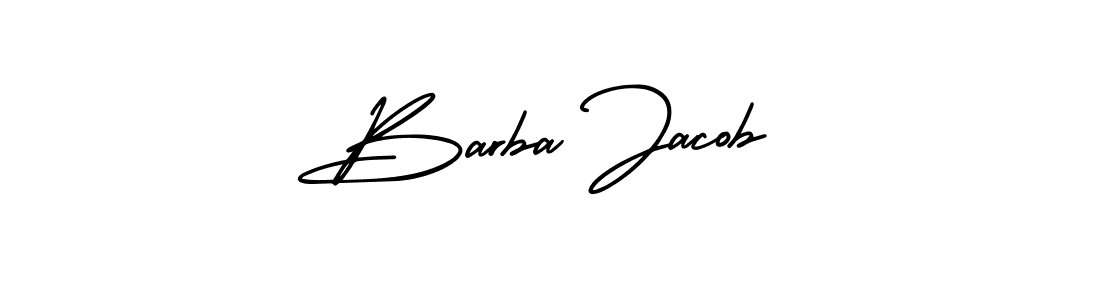 It looks lik you need a new signature style for name Barba Jacob. Design unique handwritten (AmerikaSignatureDemo-Regular) signature with our free signature maker in just a few clicks. Barba Jacob signature style 3 images and pictures png