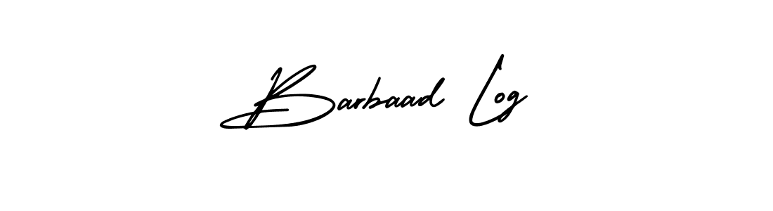 Design your own signature with our free online signature maker. With this signature software, you can create a handwritten (AmerikaSignatureDemo-Regular) signature for name Barbaad Log. Barbaad Log signature style 3 images and pictures png