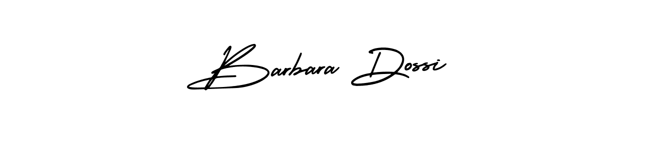 It looks lik you need a new signature style for name Barbara Dossi. Design unique handwritten (AmerikaSignatureDemo-Regular) signature with our free signature maker in just a few clicks. Barbara Dossi signature style 3 images and pictures png