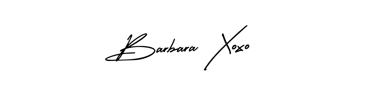 Make a beautiful signature design for name Barbara Xoxo. With this signature (AmerikaSignatureDemo-Regular) style, you can create a handwritten signature for free. Barbara Xoxo signature style 3 images and pictures png