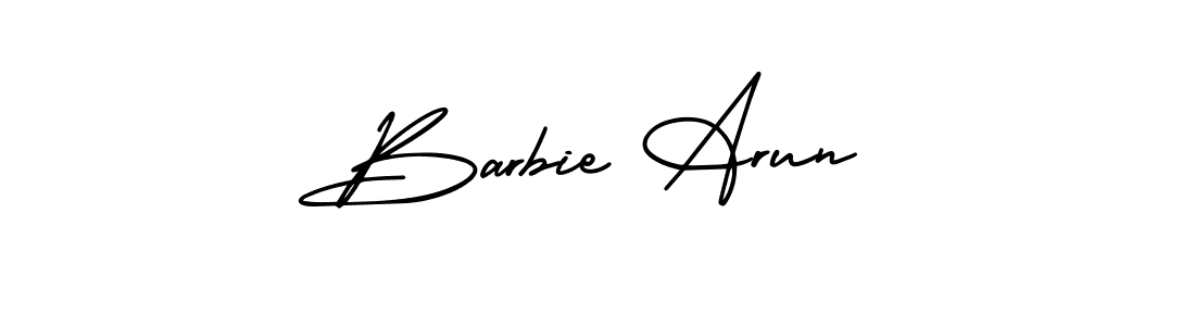 Once you've used our free online signature maker to create your best signature AmerikaSignatureDemo-Regular style, it's time to enjoy all of the benefits that Barbie Arun name signing documents. Barbie Arun signature style 3 images and pictures png