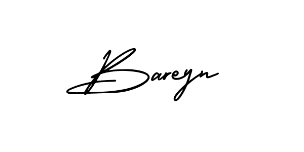 It looks lik you need a new signature style for name Bareyn. Design unique handwritten (AmerikaSignatureDemo-Regular) signature with our free signature maker in just a few clicks. Bareyn signature style 3 images and pictures png