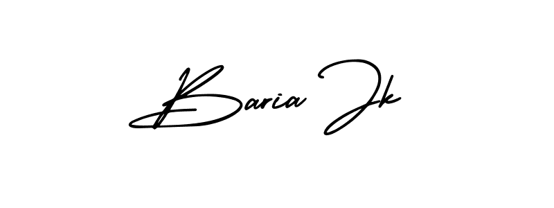 Make a beautiful signature design for name Baria Jk. Use this online signature maker to create a handwritten signature for free. Baria Jk signature style 3 images and pictures png