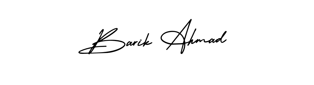 This is the best signature style for the Barik Ahmad name. Also you like these signature font (AmerikaSignatureDemo-Regular). Mix name signature. Barik Ahmad signature style 3 images and pictures png