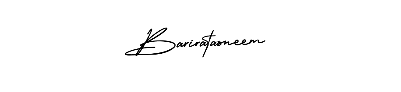 Make a beautiful signature design for name Bariratasneem. Use this online signature maker to create a handwritten signature for free. Bariratasneem signature style 3 images and pictures png