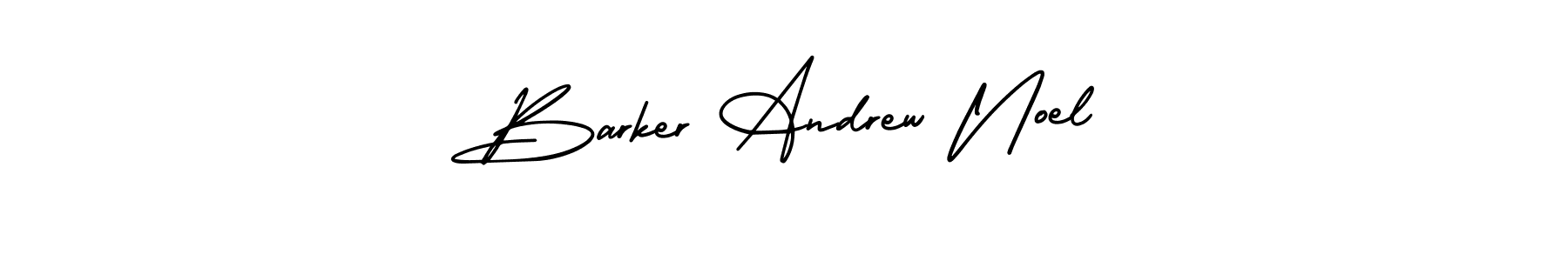 Create a beautiful signature design for name Barker Andrew Noel. With this signature (AmerikaSignatureDemo-Regular) fonts, you can make a handwritten signature for free. Barker Andrew Noel signature style 3 images and pictures png
