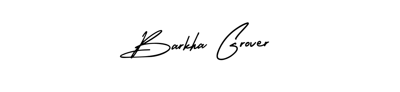 Design your own signature with our free online signature maker. With this signature software, you can create a handwritten (AmerikaSignatureDemo-Regular) signature for name Barkha Grover. Barkha Grover signature style 3 images and pictures png