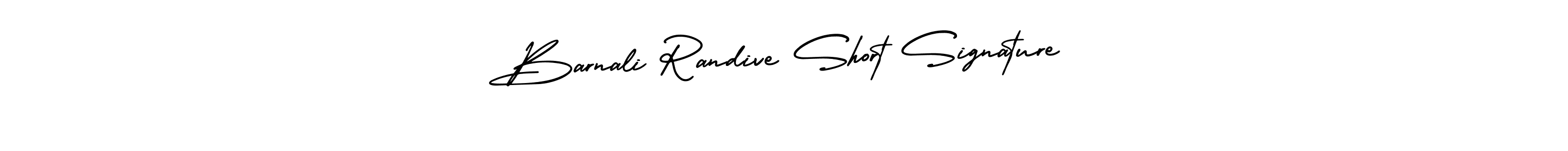 Also You can easily find your signature by using the search form. We will create Barnali Randive Short Signature name handwritten signature images for you free of cost using AmerikaSignatureDemo-Regular sign style. Barnali Randive Short Signature signature style 3 images and pictures png