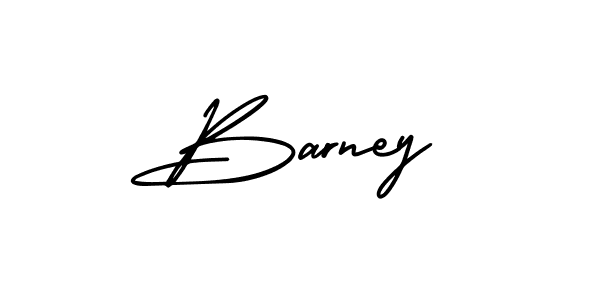 Barney stylish signature style. Best Handwritten Sign (AmerikaSignatureDemo-Regular) for my name. Handwritten Signature Collection Ideas for my name Barney. Barney signature style 3 images and pictures png