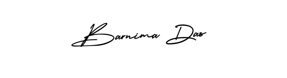 Barnima Das stylish signature style. Best Handwritten Sign (AmerikaSignatureDemo-Regular) for my name. Handwritten Signature Collection Ideas for my name Barnima Das. Barnima Das signature style 3 images and pictures png