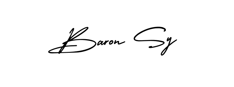 Make a beautiful signature design for name Baron Sy. Use this online signature maker to create a handwritten signature for free. Baron Sy signature style 3 images and pictures png