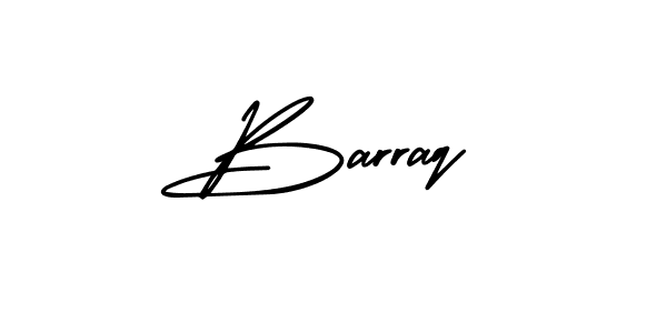 Make a beautiful signature design for name Barraq. With this signature (AmerikaSignatureDemo-Regular) style, you can create a handwritten signature for free. Barraq signature style 3 images and pictures png