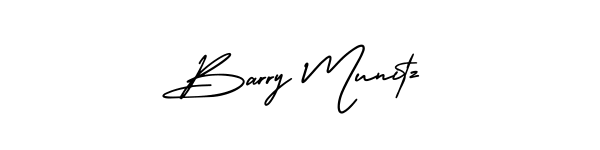 Barry Munitz stylish signature style. Best Handwritten Sign (AmerikaSignatureDemo-Regular) for my name. Handwritten Signature Collection Ideas for my name Barry Munitz. Barry Munitz signature style 3 images and pictures png