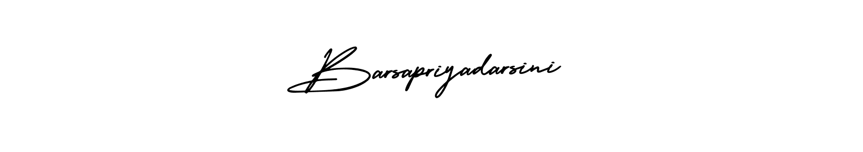 Make a beautiful signature design for name Barsapriyadarsini. With this signature (AmerikaSignatureDemo-Regular) style, you can create a handwritten signature for free. Barsapriyadarsini signature style 3 images and pictures png