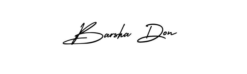 AmerikaSignatureDemo-Regular is a professional signature style that is perfect for those who want to add a touch of class to their signature. It is also a great choice for those who want to make their signature more unique. Get Barsha Don name to fancy signature for free. Barsha Don signature style 3 images and pictures png