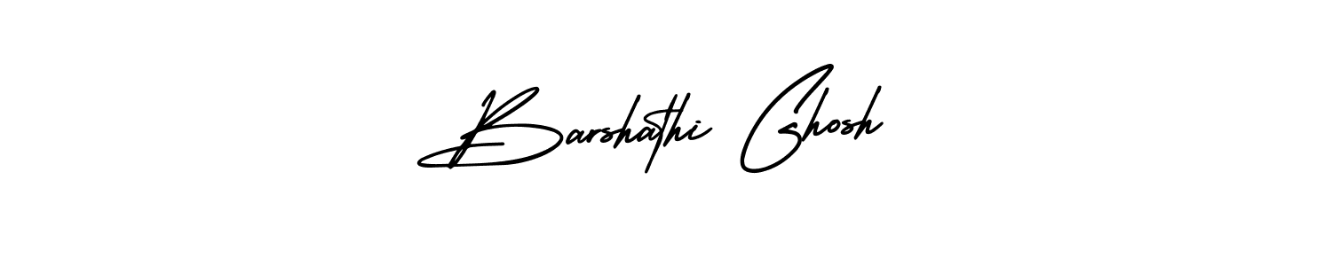 How to Draw Barshathi Ghosh signature style? AmerikaSignatureDemo-Regular is a latest design signature styles for name Barshathi Ghosh. Barshathi Ghosh signature style 3 images and pictures png