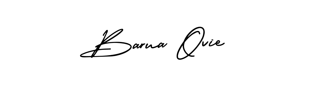 AmerikaSignatureDemo-Regular is a professional signature style that is perfect for those who want to add a touch of class to their signature. It is also a great choice for those who want to make their signature more unique. Get Barua Ovie name to fancy signature for free. Barua Ovie signature style 3 images and pictures png