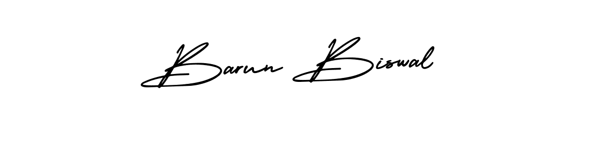 Make a beautiful signature design for name Barun Biswal. With this signature (AmerikaSignatureDemo-Regular) style, you can create a handwritten signature for free. Barun Biswal signature style 3 images and pictures png