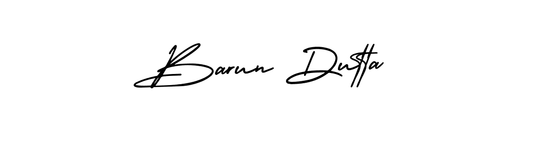 Create a beautiful signature design for name Barun Dutta. With this signature (AmerikaSignatureDemo-Regular) fonts, you can make a handwritten signature for free. Barun Dutta signature style 3 images and pictures png