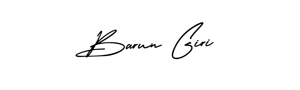 How to make Barun Giri signature? AmerikaSignatureDemo-Regular is a professional autograph style. Create handwritten signature for Barun Giri name. Barun Giri signature style 3 images and pictures png