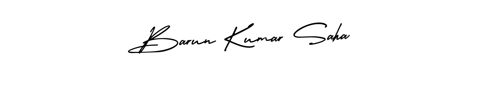 Design your own signature with our free online signature maker. With this signature software, you can create a handwritten (AmerikaSignatureDemo-Regular) signature for name Barun Kumar Saha. Barun Kumar Saha signature style 3 images and pictures png