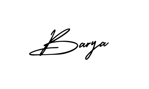 AmerikaSignatureDemo-Regular is a professional signature style that is perfect for those who want to add a touch of class to their signature. It is also a great choice for those who want to make their signature more unique. Get Barya name to fancy signature for free. Barya signature style 3 images and pictures png