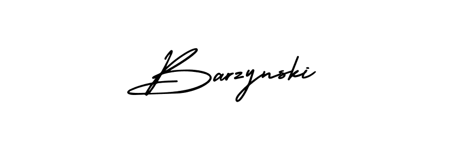 The best way (AmerikaSignatureDemo-Regular) to make a short signature is to pick only two or three words in your name. The name Barzynski include a total of six letters. For converting this name. Barzynski signature style 3 images and pictures png