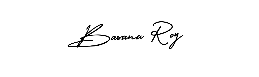 if you are searching for the best signature style for your name Basana Roy. so please give up your signature search. here we have designed multiple signature styles  using AmerikaSignatureDemo-Regular. Basana Roy signature style 3 images and pictures png
