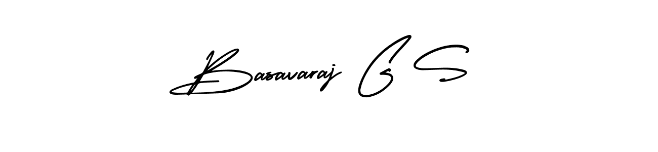 if you are searching for the best signature style for your name Basavaraj G S. so please give up your signature search. here we have designed multiple signature styles  using AmerikaSignatureDemo-Regular. Basavaraj G S signature style 3 images and pictures png