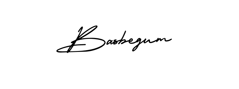 Make a beautiful signature design for name Basbegum. Use this online signature maker to create a handwritten signature for free. Basbegum signature style 3 images and pictures png