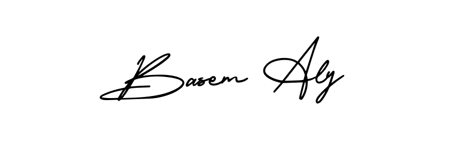 Also You can easily find your signature by using the search form. We will create Basem Aly name handwritten signature images for you free of cost using AmerikaSignatureDemo-Regular sign style. Basem Aly signature style 3 images and pictures png