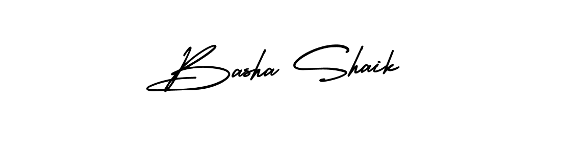 Basha Shaik stylish signature style. Best Handwritten Sign (AmerikaSignatureDemo-Regular) for my name. Handwritten Signature Collection Ideas for my name Basha Shaik. Basha Shaik signature style 3 images and pictures png